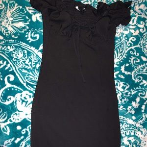 Black Off The Shoulder Dress